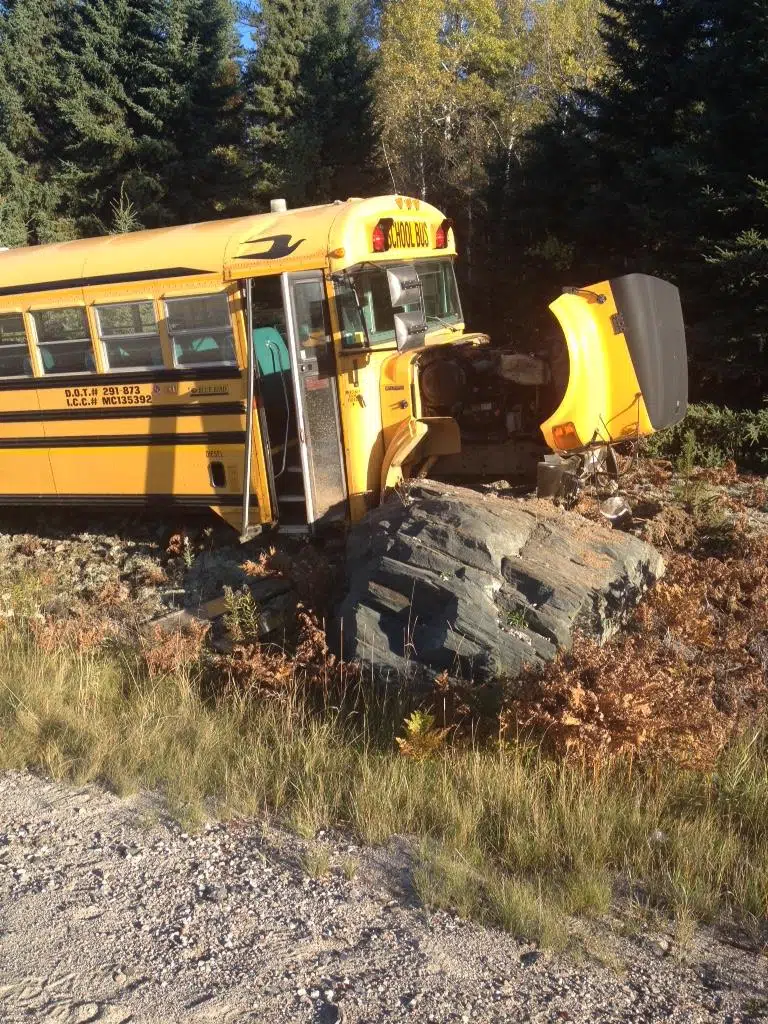 School Bus Run Off The Road