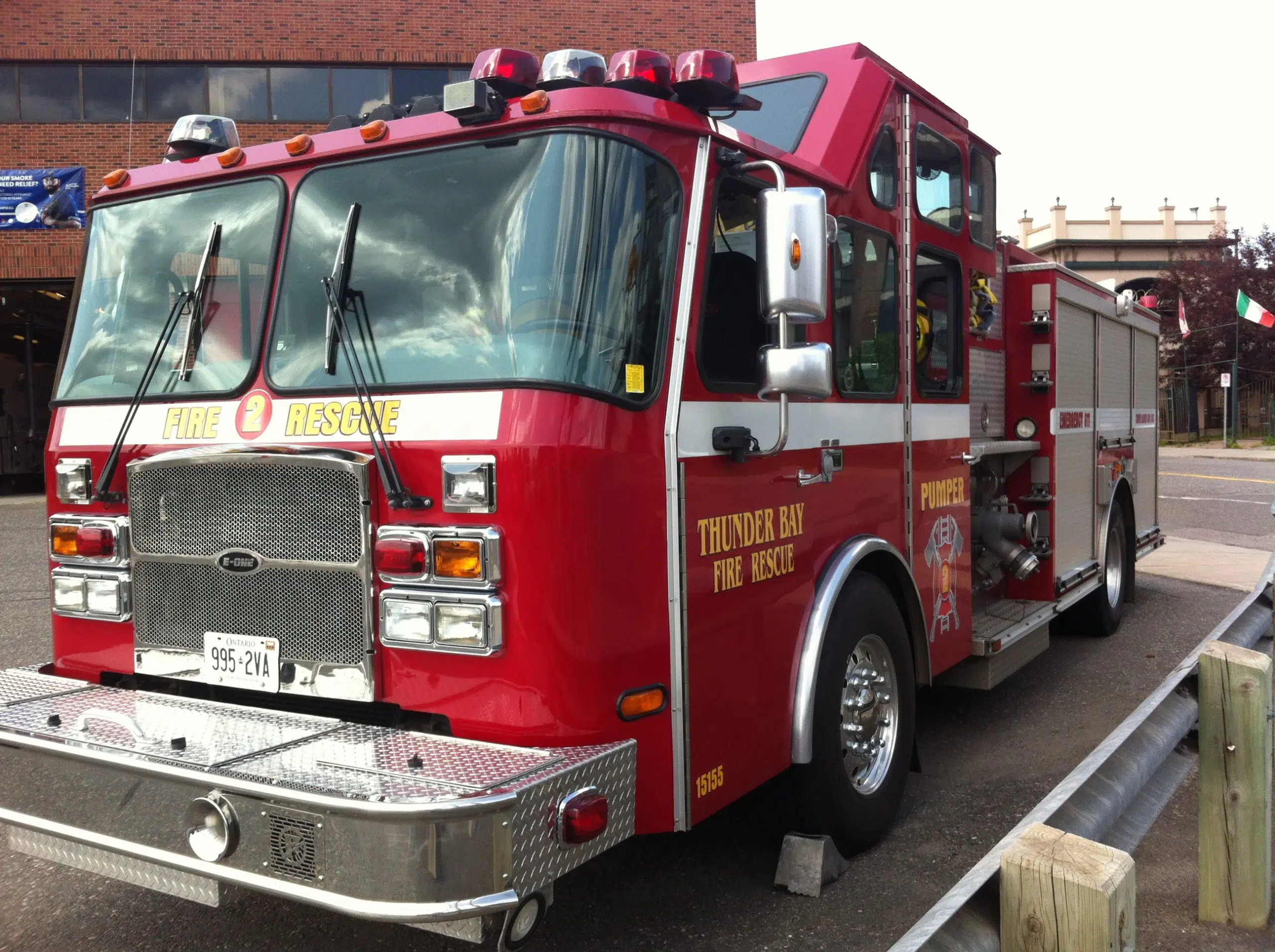 Fire Trucks At Intercity Mall