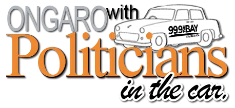 ONGARO WITH POLITICIANS IN THE CAR - IAIN ANGUS