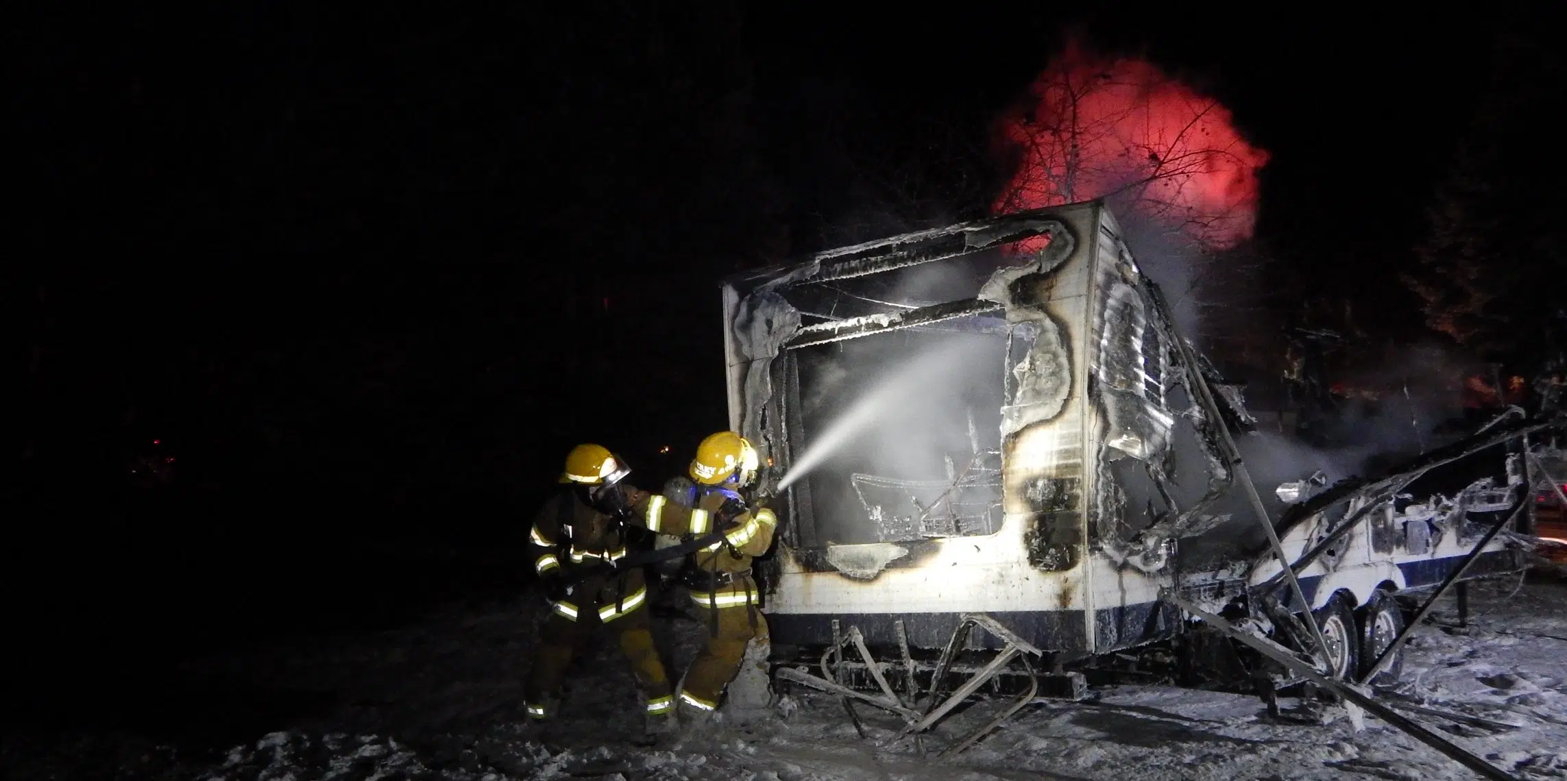 Fire Destroys RV In Shuniah