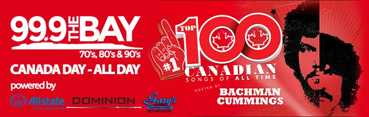 Top 100 Canadian Songs? | 99.9 THE BAY