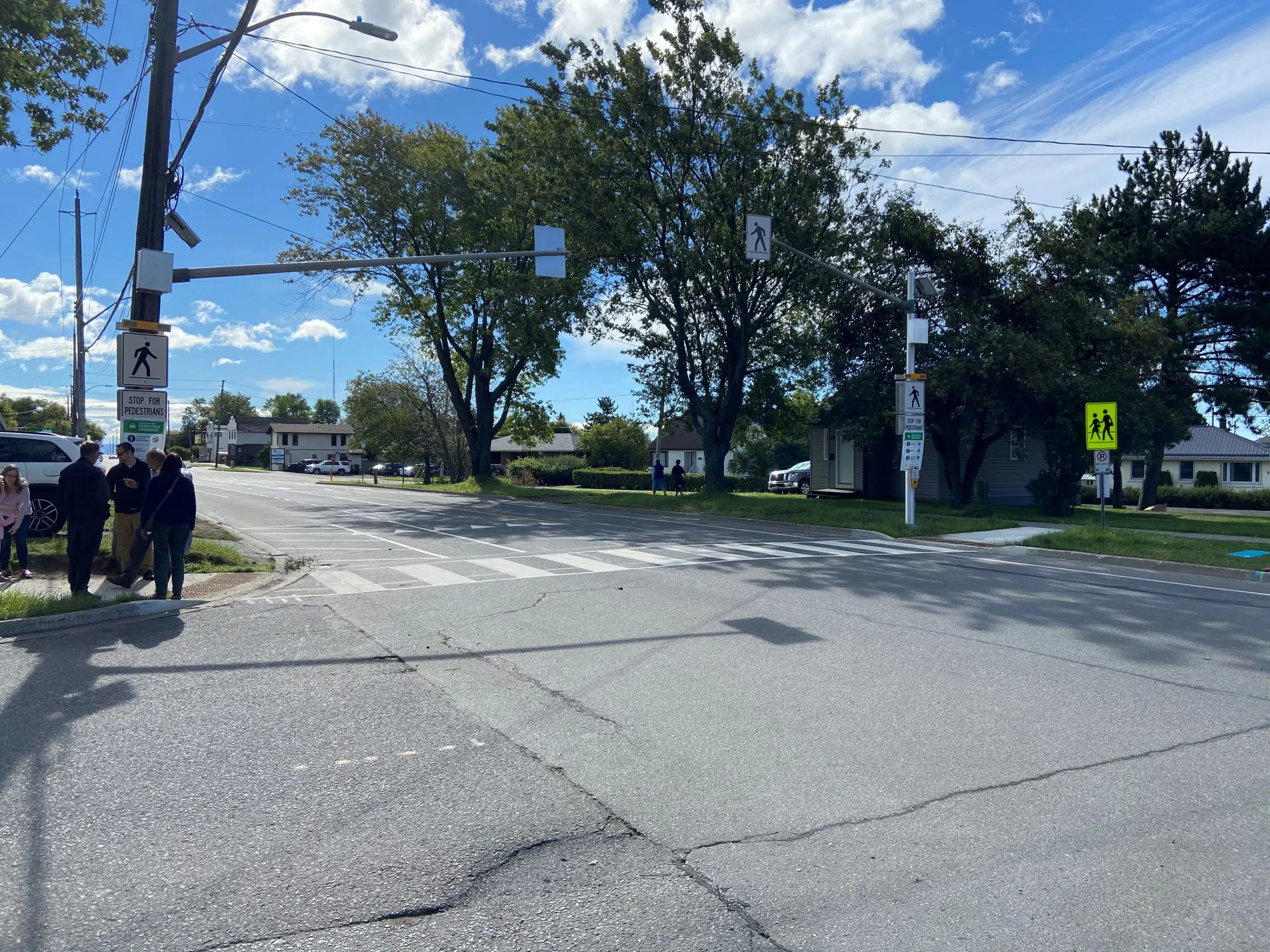 New Pedestrian Crosswalks Opening Today