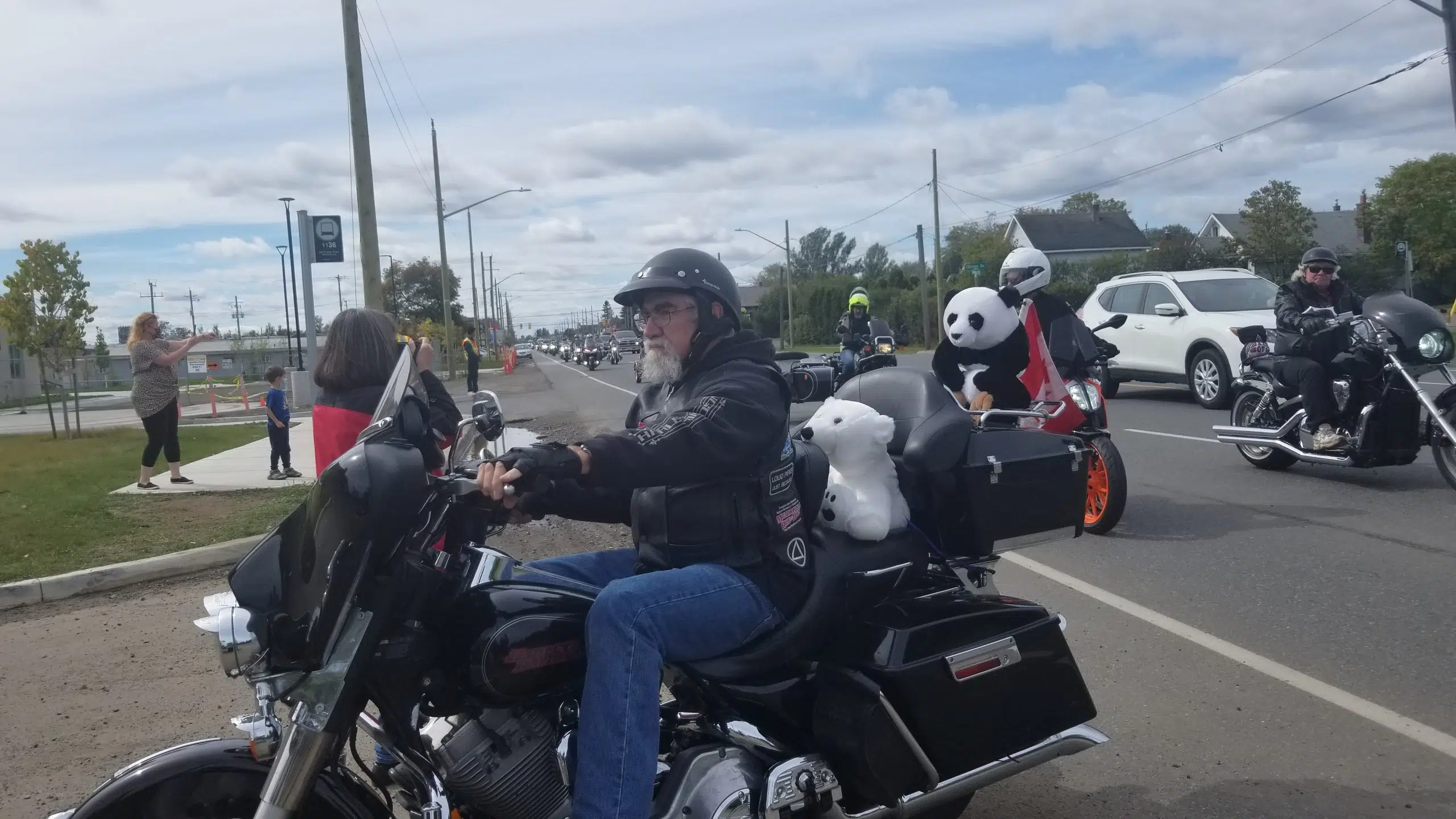 Bikers Bring Toys For Tots