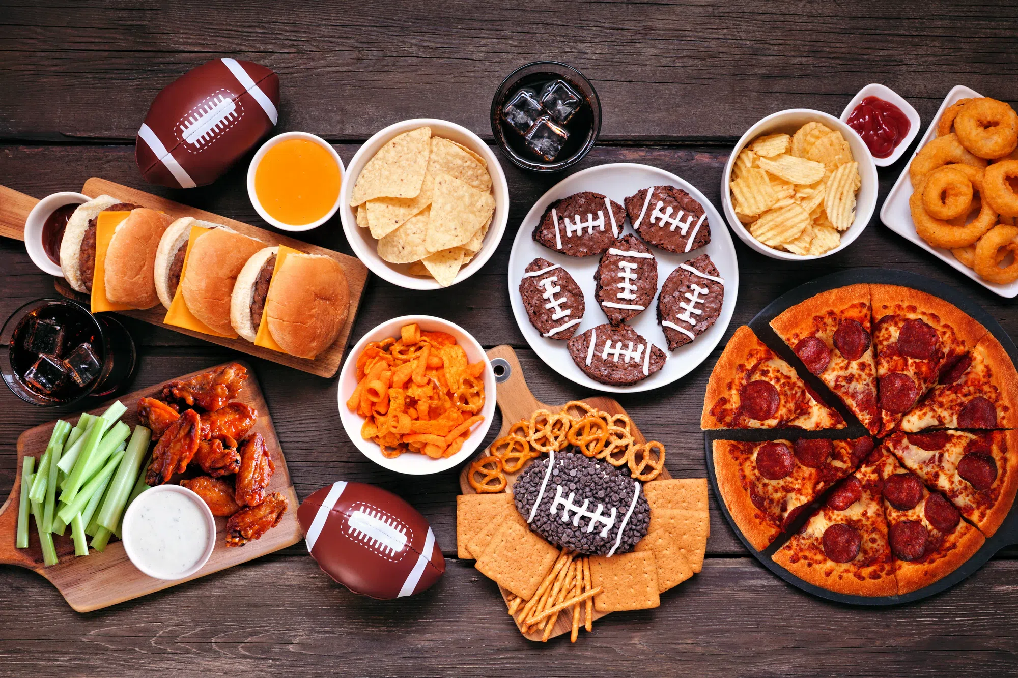 Is "food" more important than the actual FOOTBALL game?