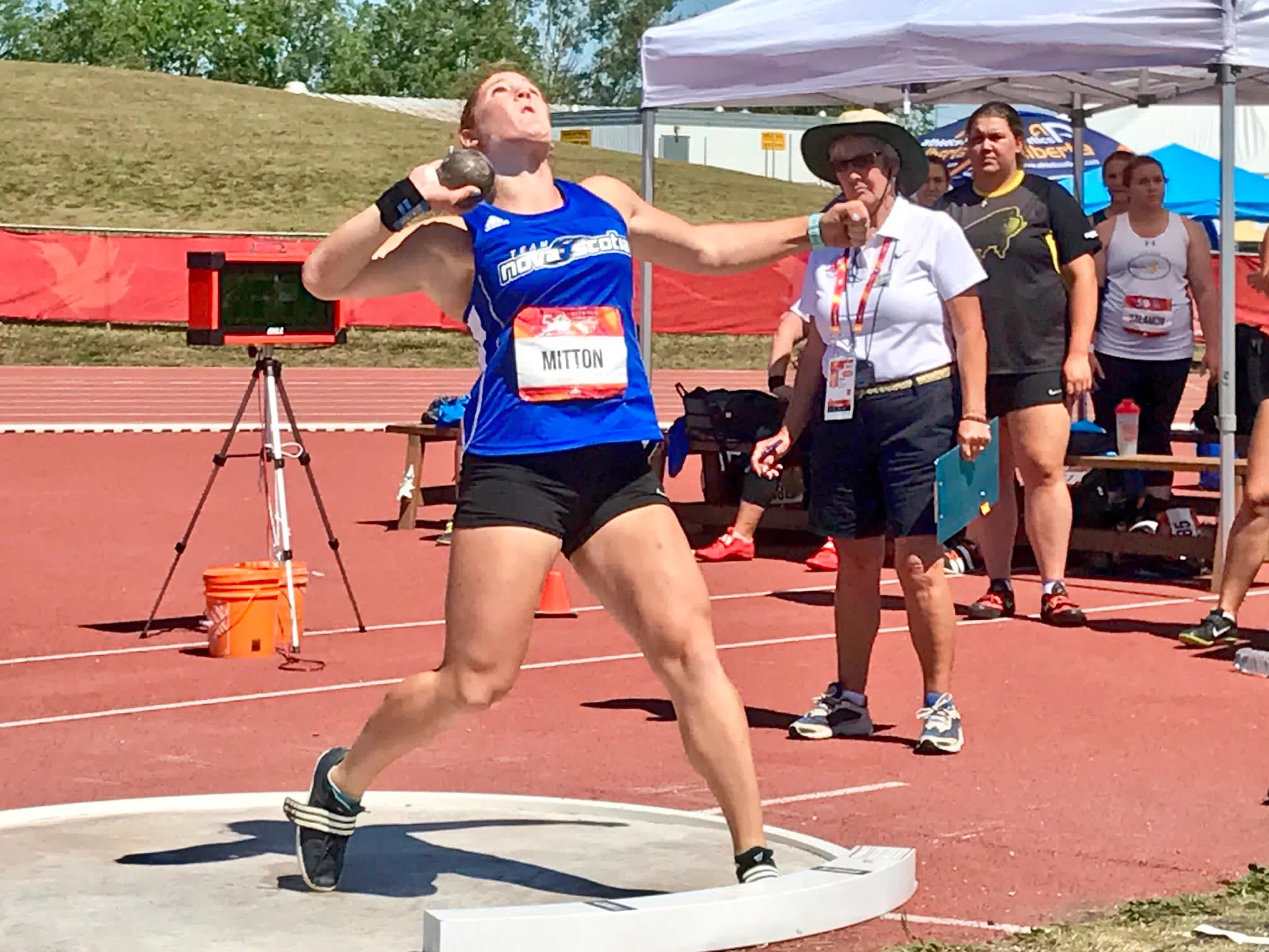 Mitton Captures Canada Games Gold in Women's Shot Put