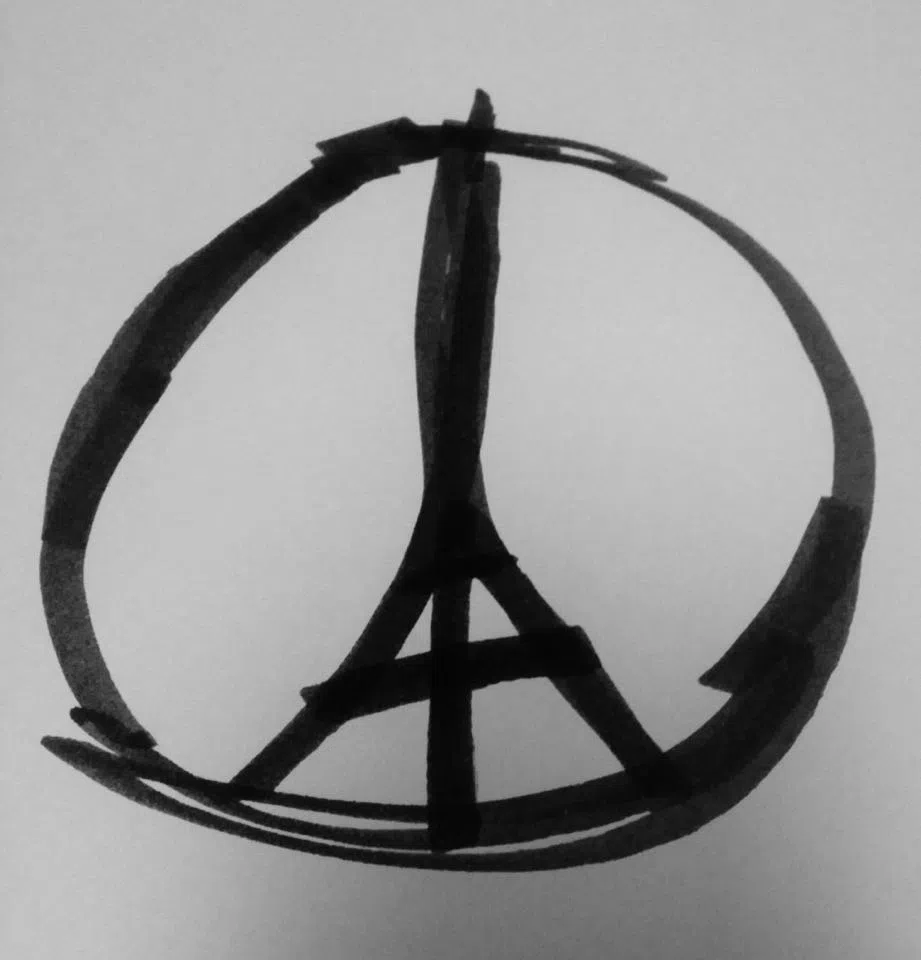 UPDATE- People Gathering To Support Paris