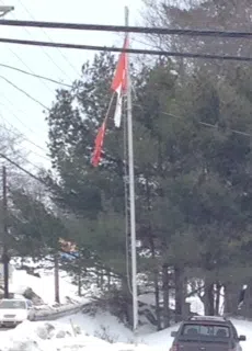 Tattered Canadian Flags Should Be Disposed Right Away