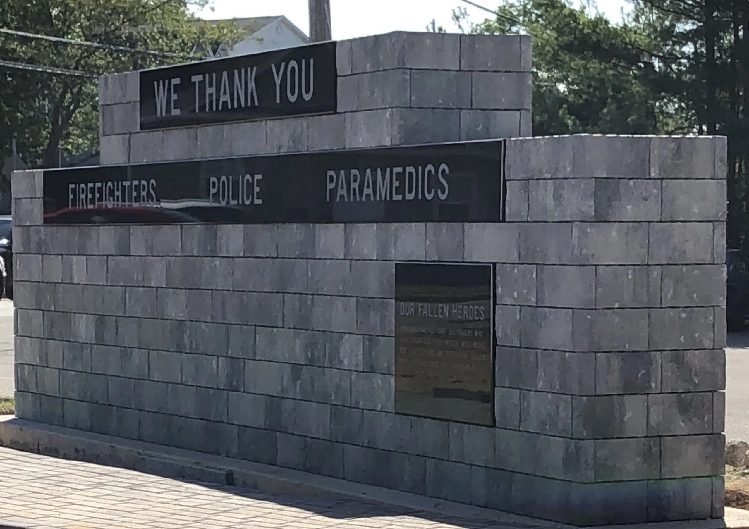 Bridgewater Monument Pays Tribute to First Responders