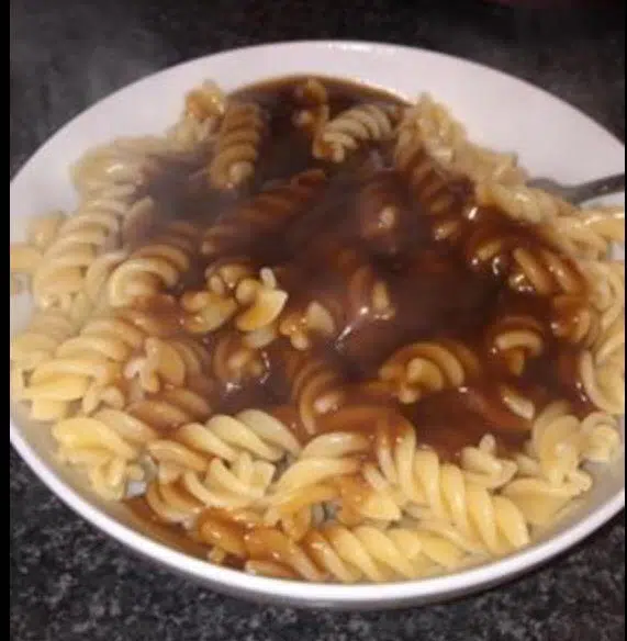 Is This Gross? Pasta and Gravy 