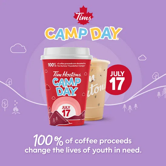 Tim Hortons Camp Day is TODAY!!