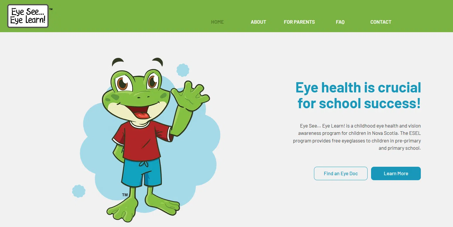 A Brand New Eye Program For Kids In Nova Scotia!