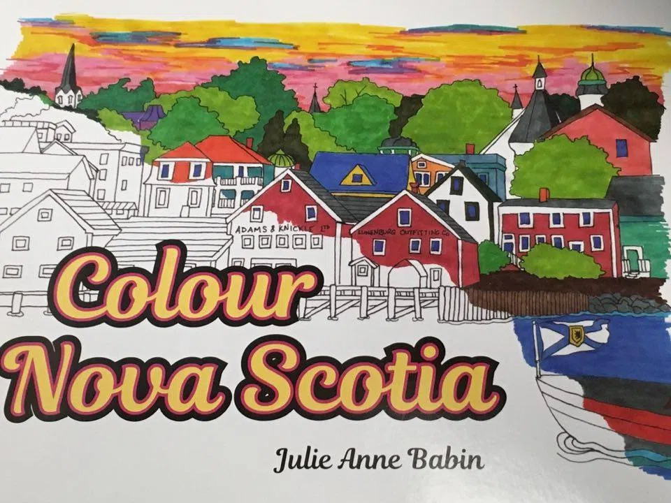 New Book Let's People Colour Nova Scotia