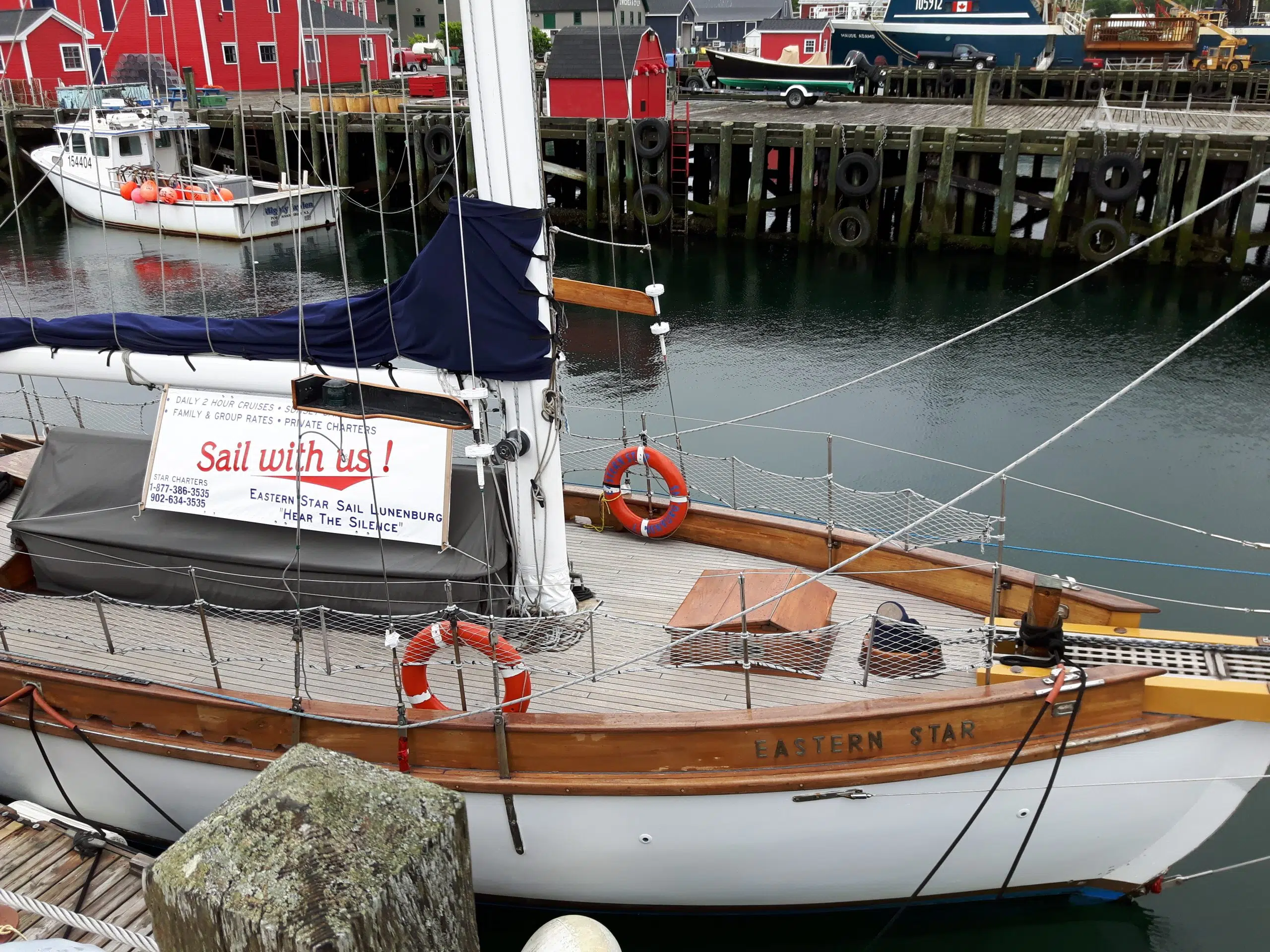 Nature Gets In The Way of Lunenburg Sailing Vessel