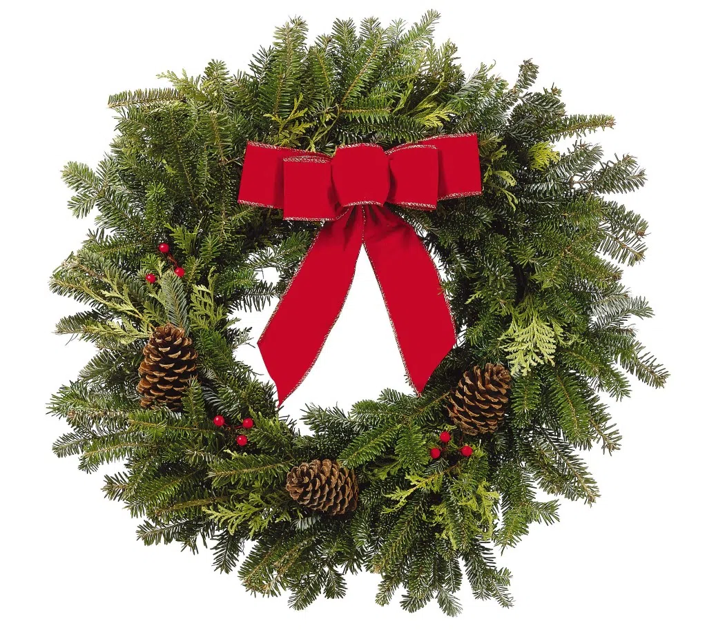 Here's How To Make A Christmas Wreath!