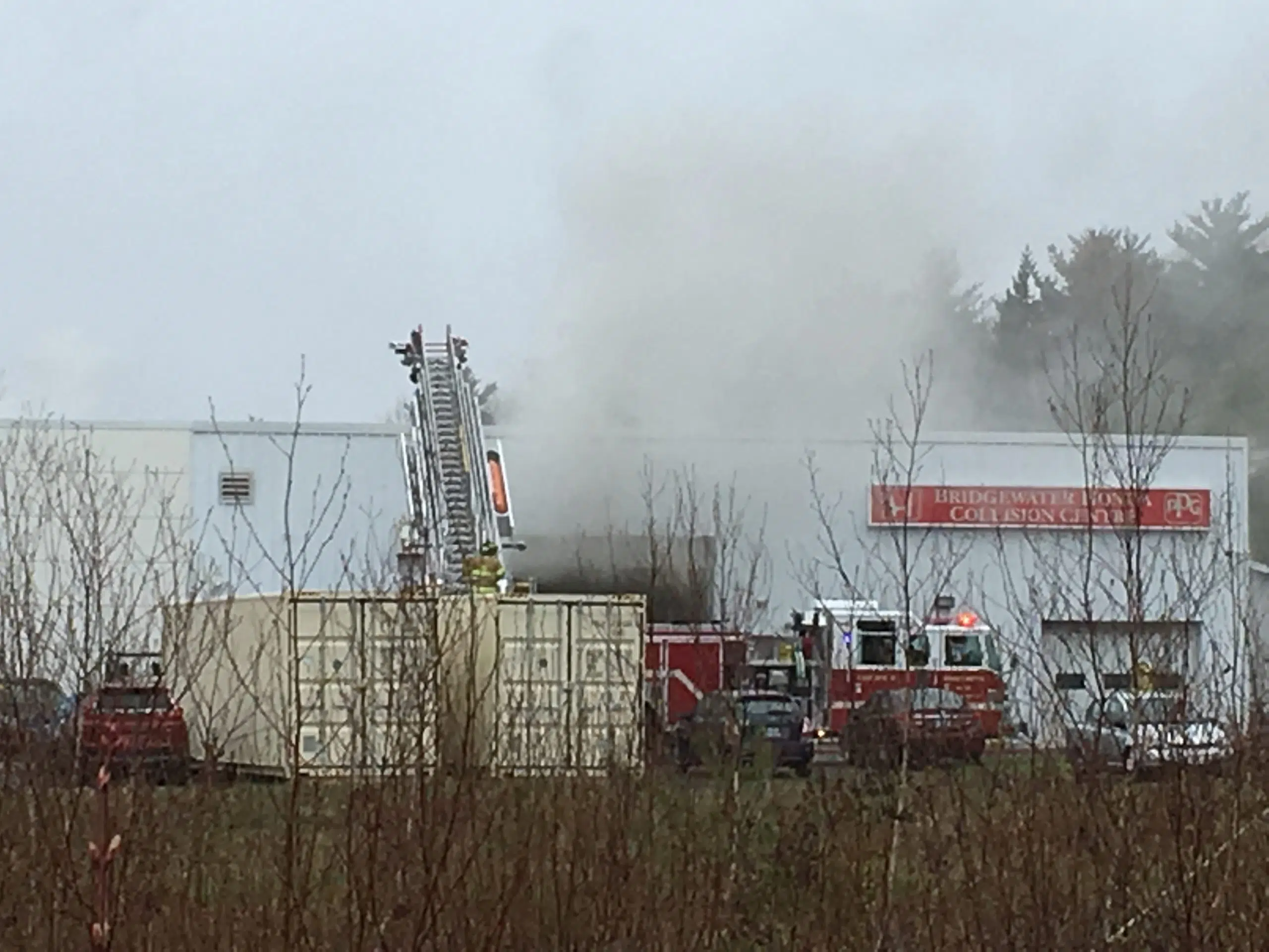 Fire Crews Respond to Blaze at Bridgewater Honda