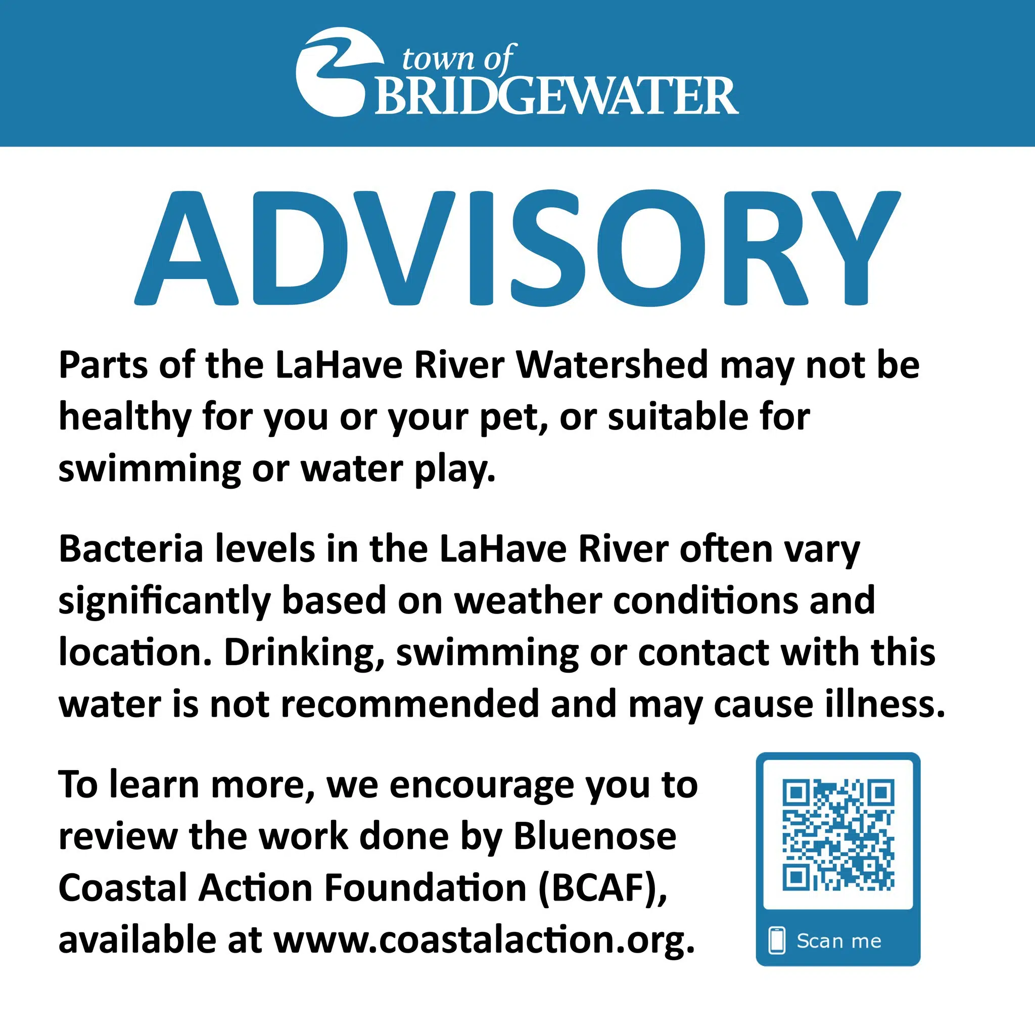 Town To Install Warning Signs Around LaHave River