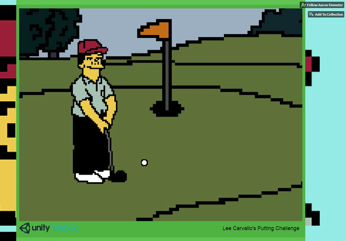 Simpsons Fans --- You Can Now Play 'Lee Carvallo's Putting Challenge' Online For FREE!