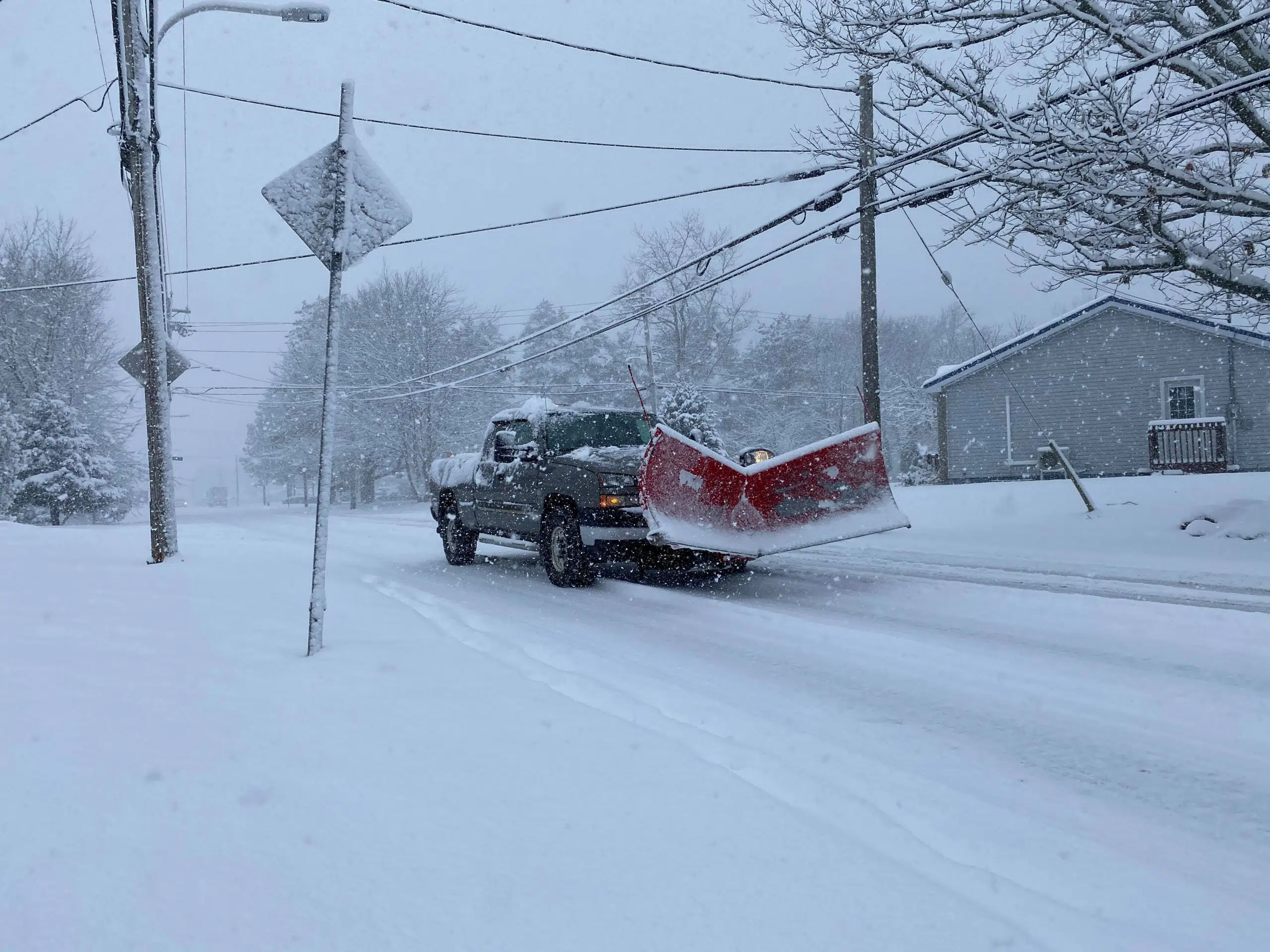 Snow Storm Blankets South Shore