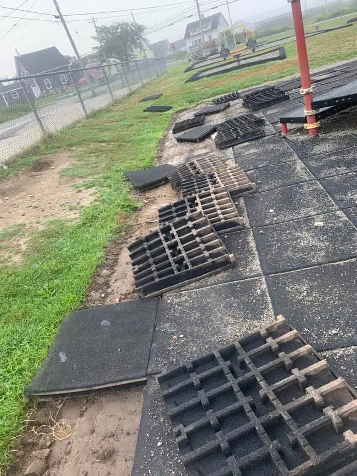 Clark's Harbour Playground Vandalized