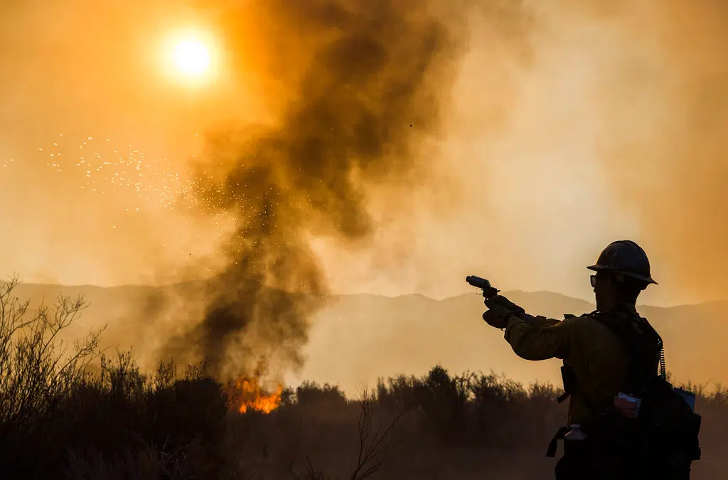 23 firefighters head west to battle wildfires