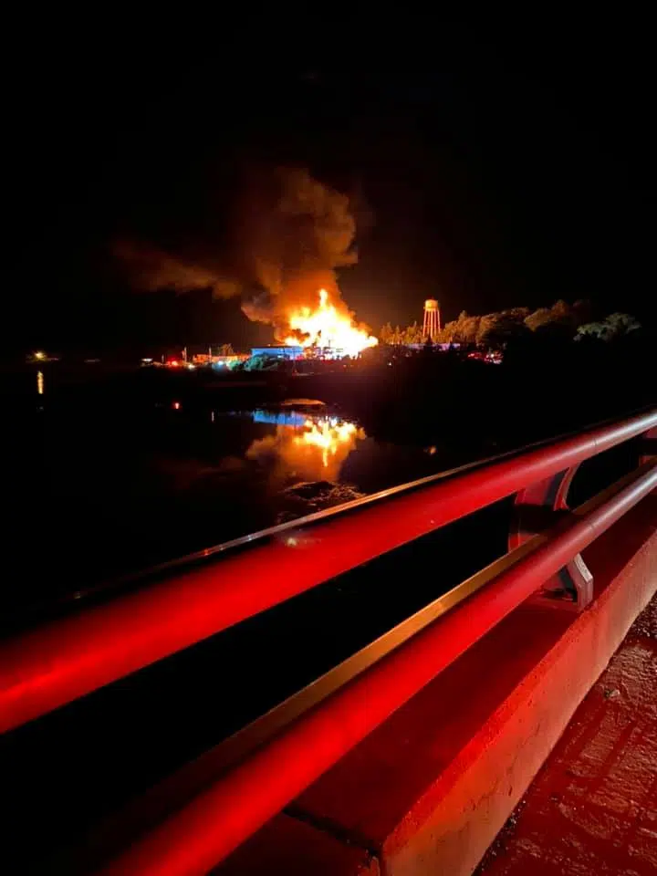 Major Fire At Lumber Plant In Weymouth