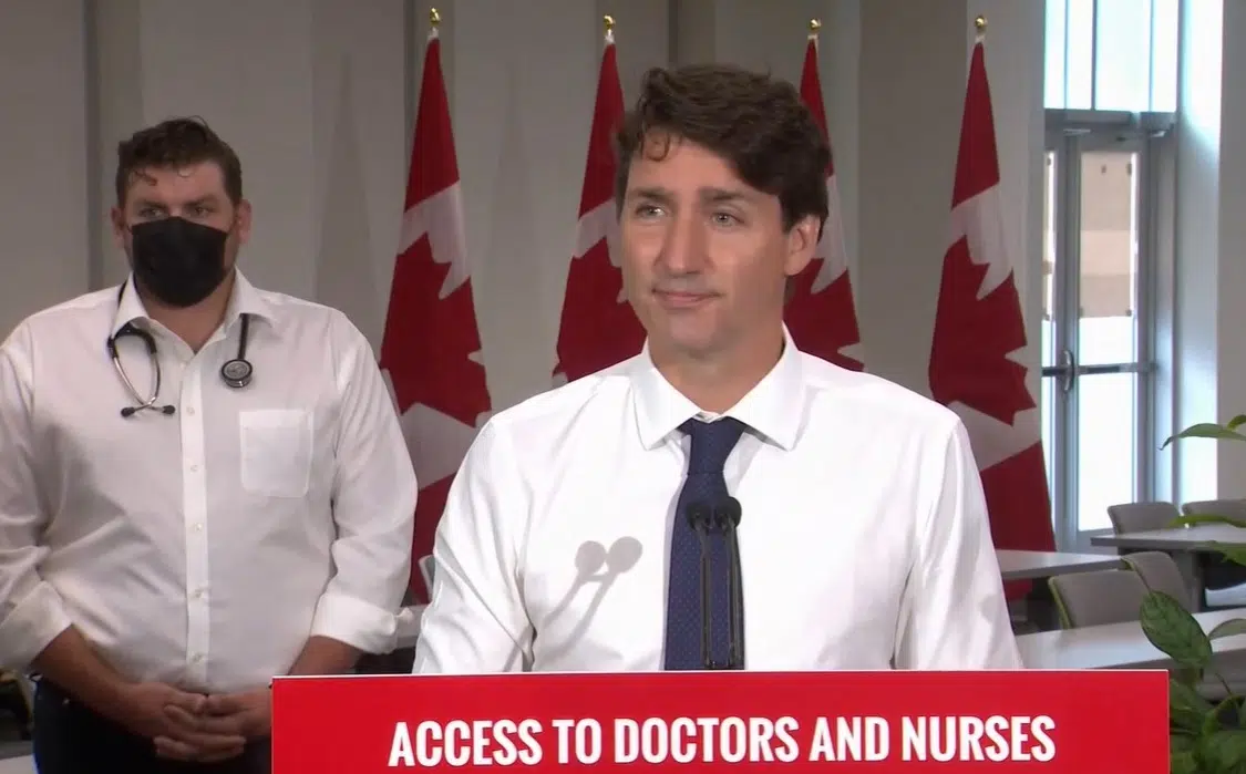 Trudeau promises $6B healthcare investment during N.S. campaign stop