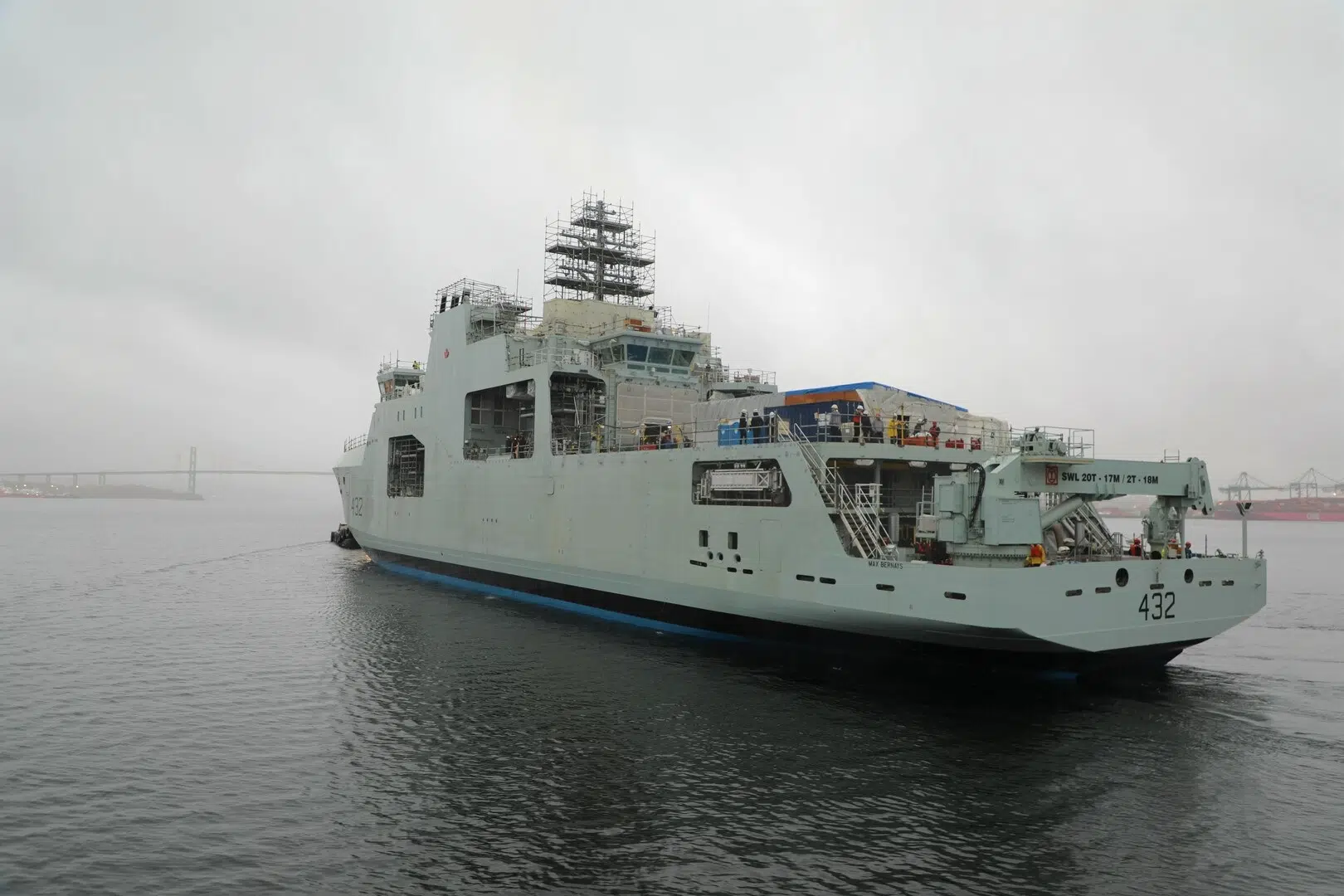 Irving Shipbuilding launches 3rd Arctic patrol ship