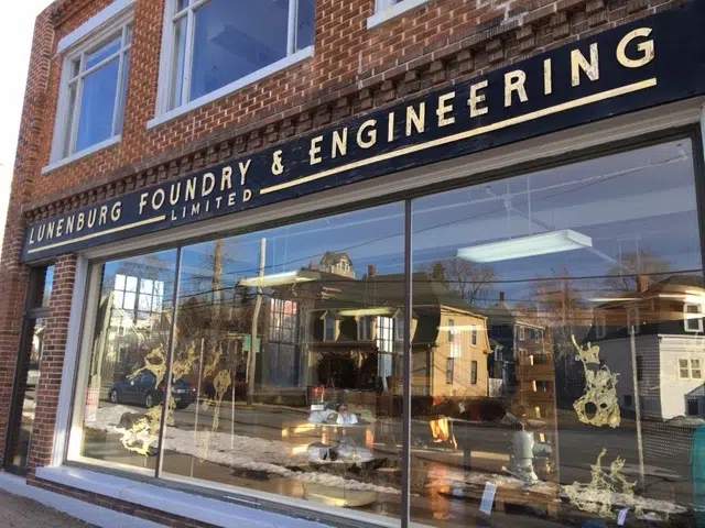 Sculptures Stolen From Lunenburg Foundry Front Window