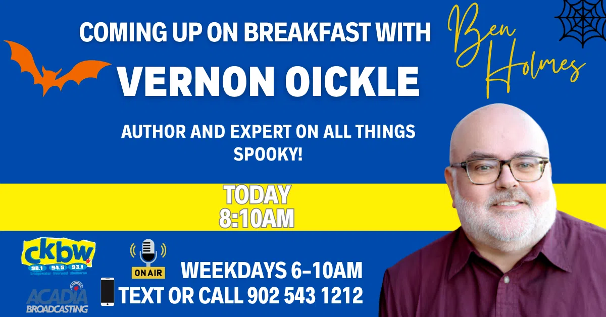 LISTEN-Vernon Oickle Reads A Ghost Story!