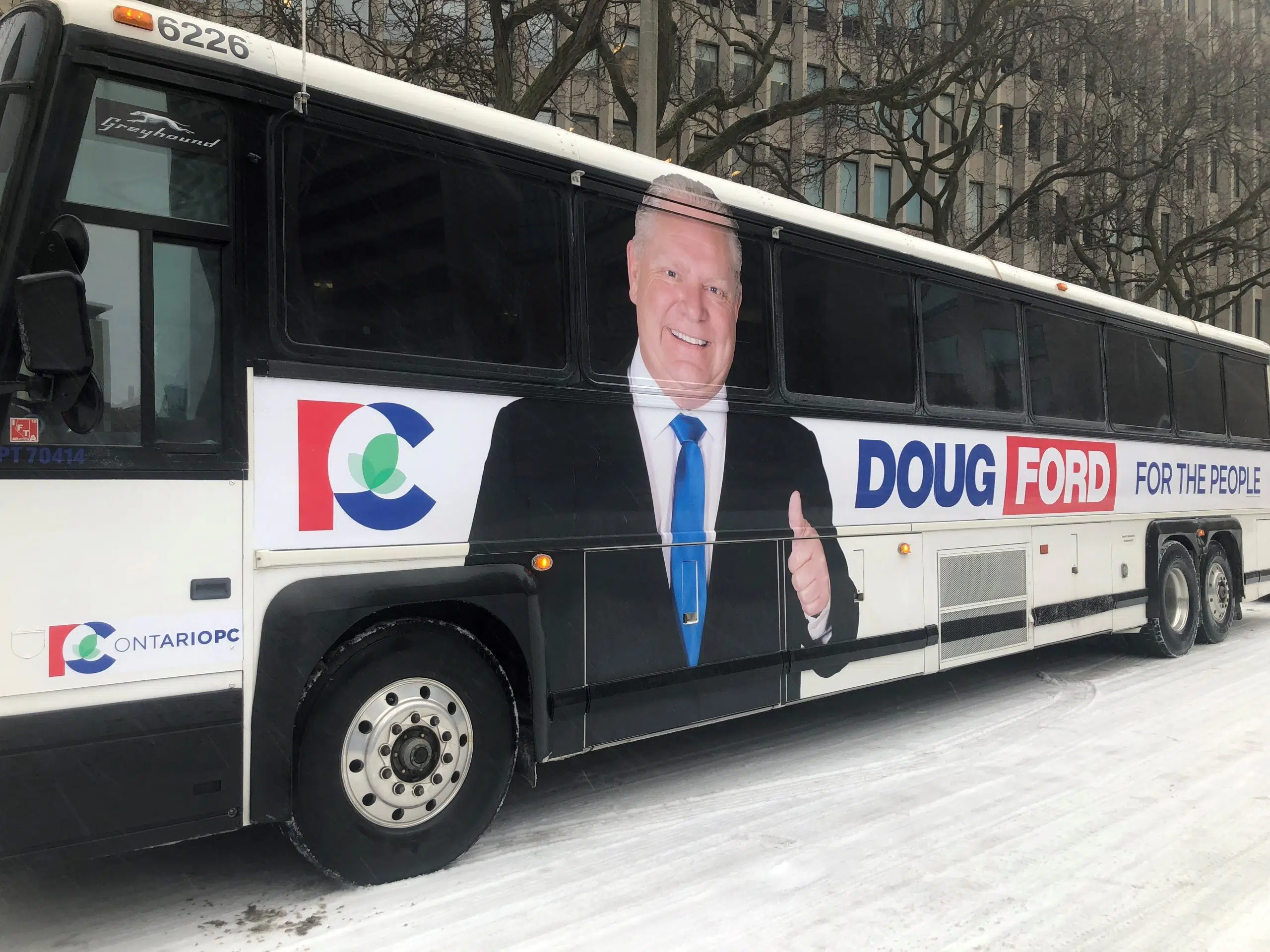 Slogan And Election Bus Unveiled