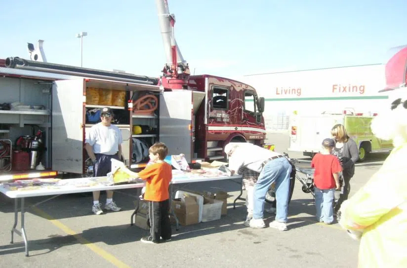 Fire Department Promoting Emergency Preparedness