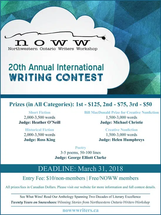 Writing Contest Seeks Submissions