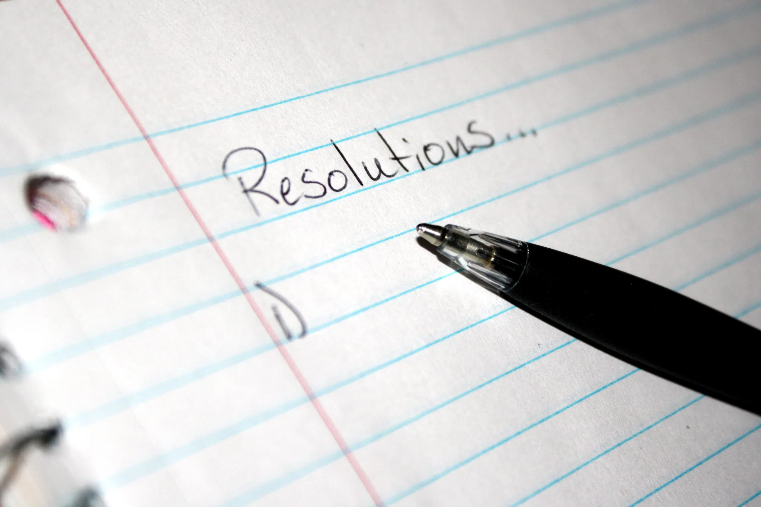 Keeping Resolutions