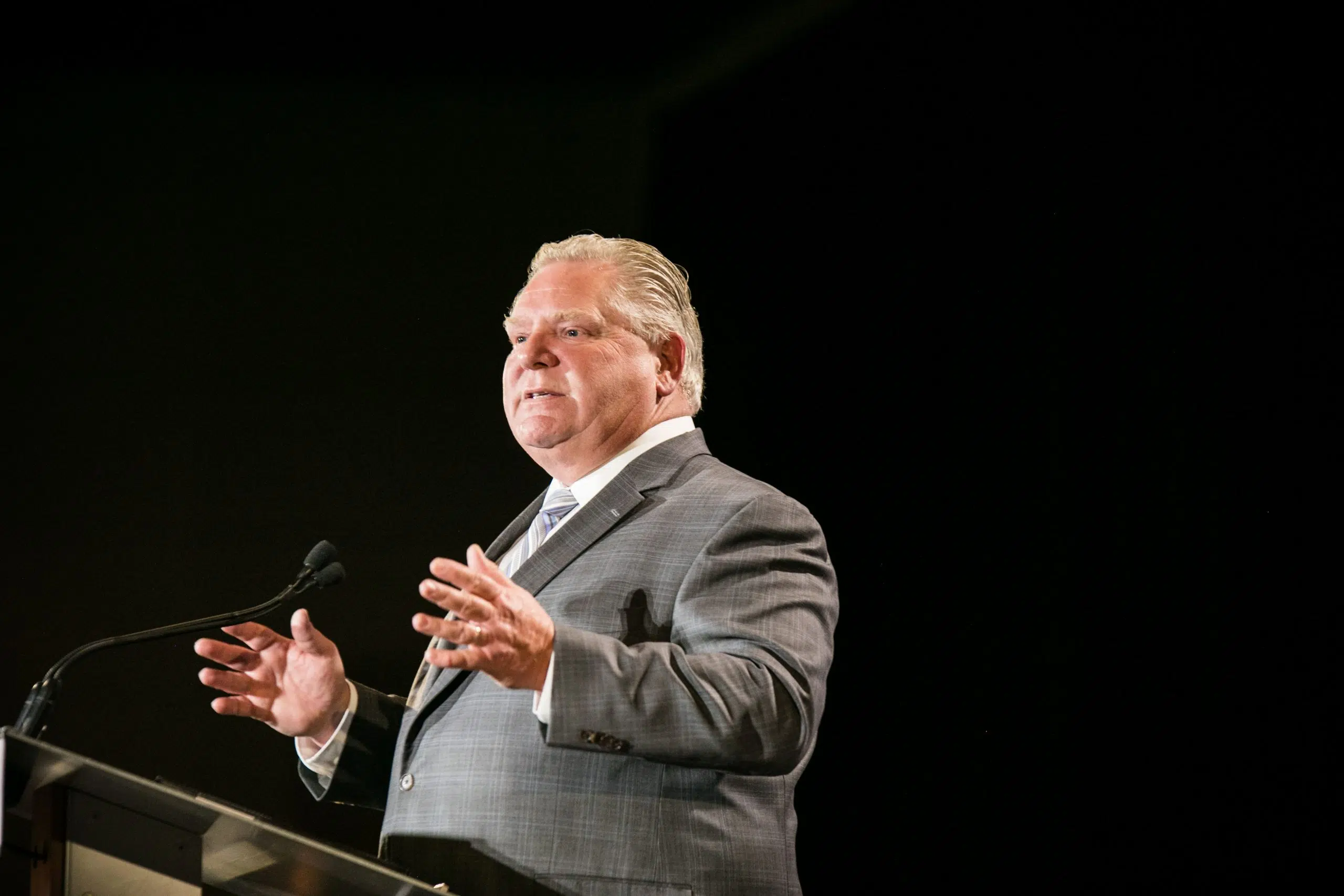 Premier Selling Ontario Budget To NY