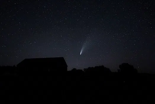 A Comet In The Night Sky