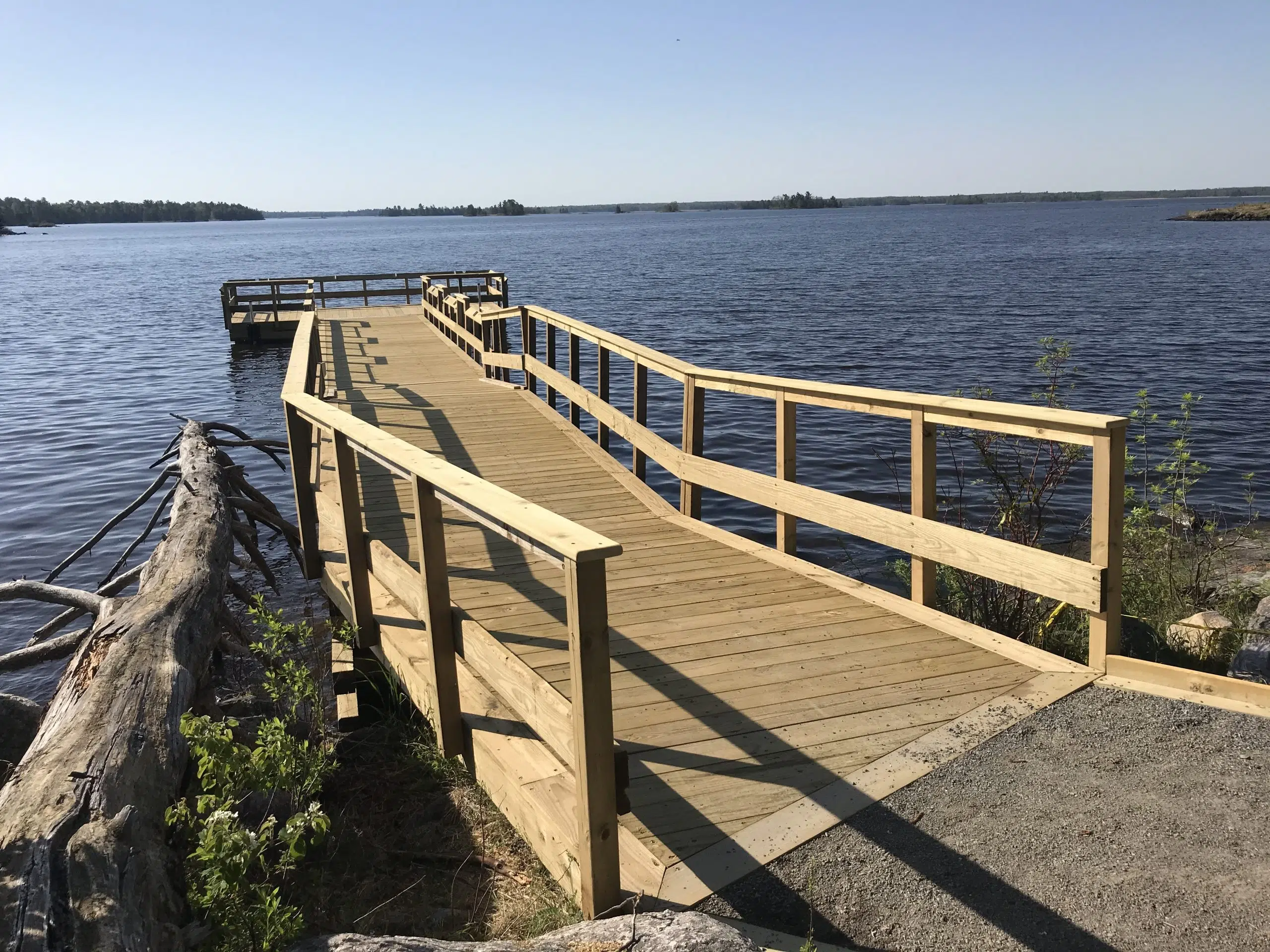 New Fishing Pier At Voyageurs