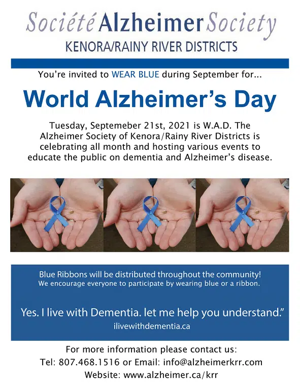 World Alzheimer's Day: Mary O'Conner With The Alzheimer Society Kenora/Rainy River Districts