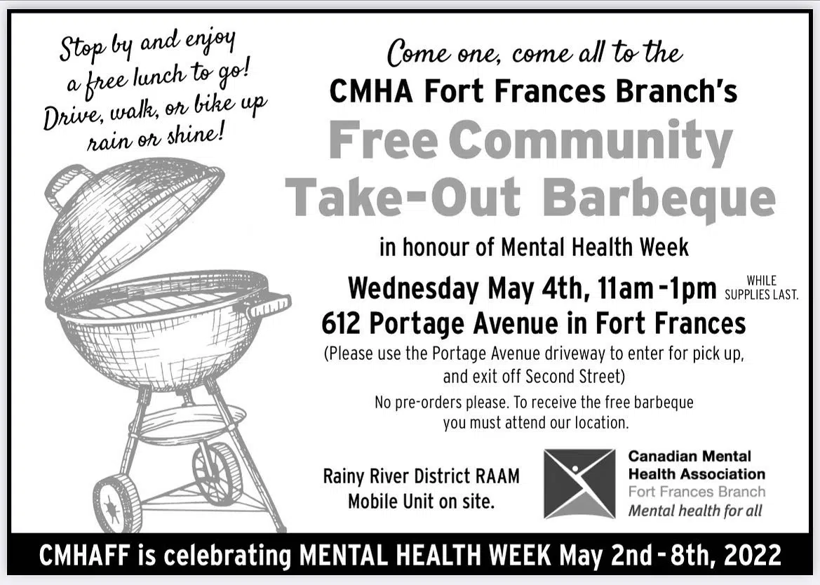 CMHA Fort Frances Mental Health Week BBQ - Char Strain Interview