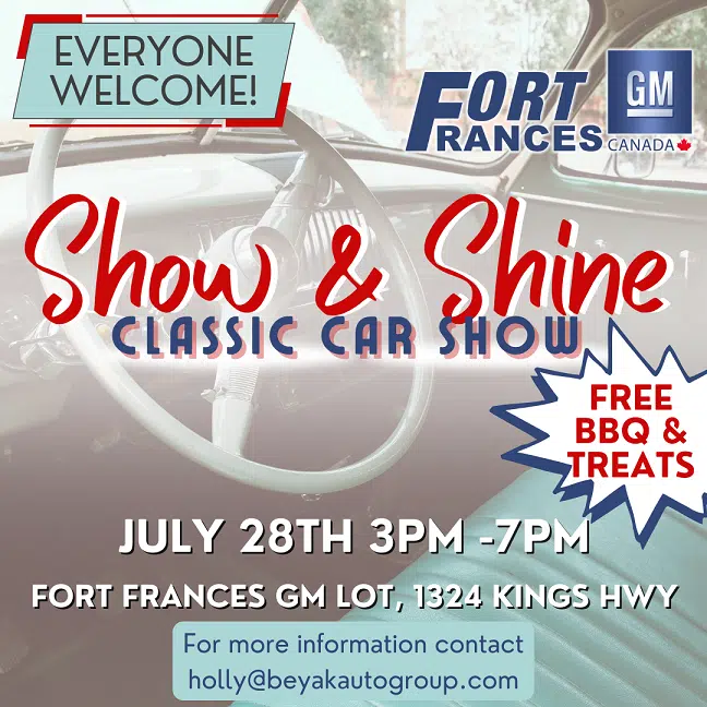 Show and Shine Classic Car Show - Fort Frances GM - Holly Kaemingh Interview