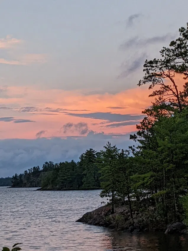 Sunset Over Beery Narrows