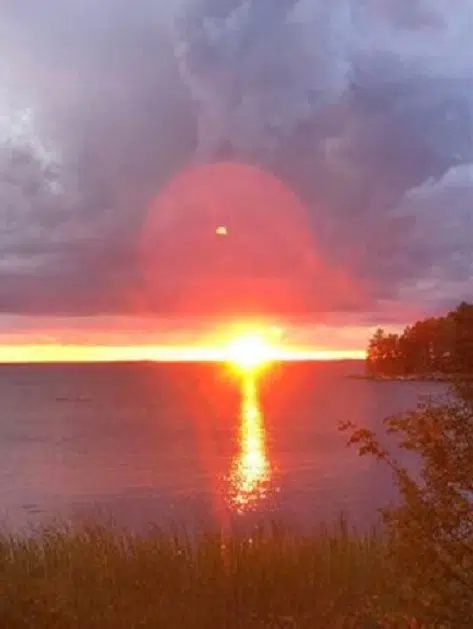 An August Sunset On Hopkins Bay