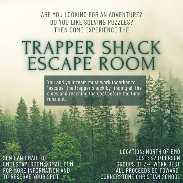 Trapper Shack Escape Room - Carmela Klug  Interview