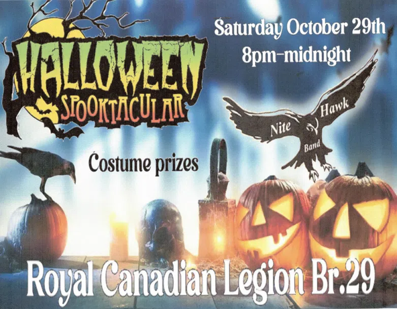 Fort Frances Royal Canadian Legion "Halloween Spooktacular" - Jane Hayes  Interview