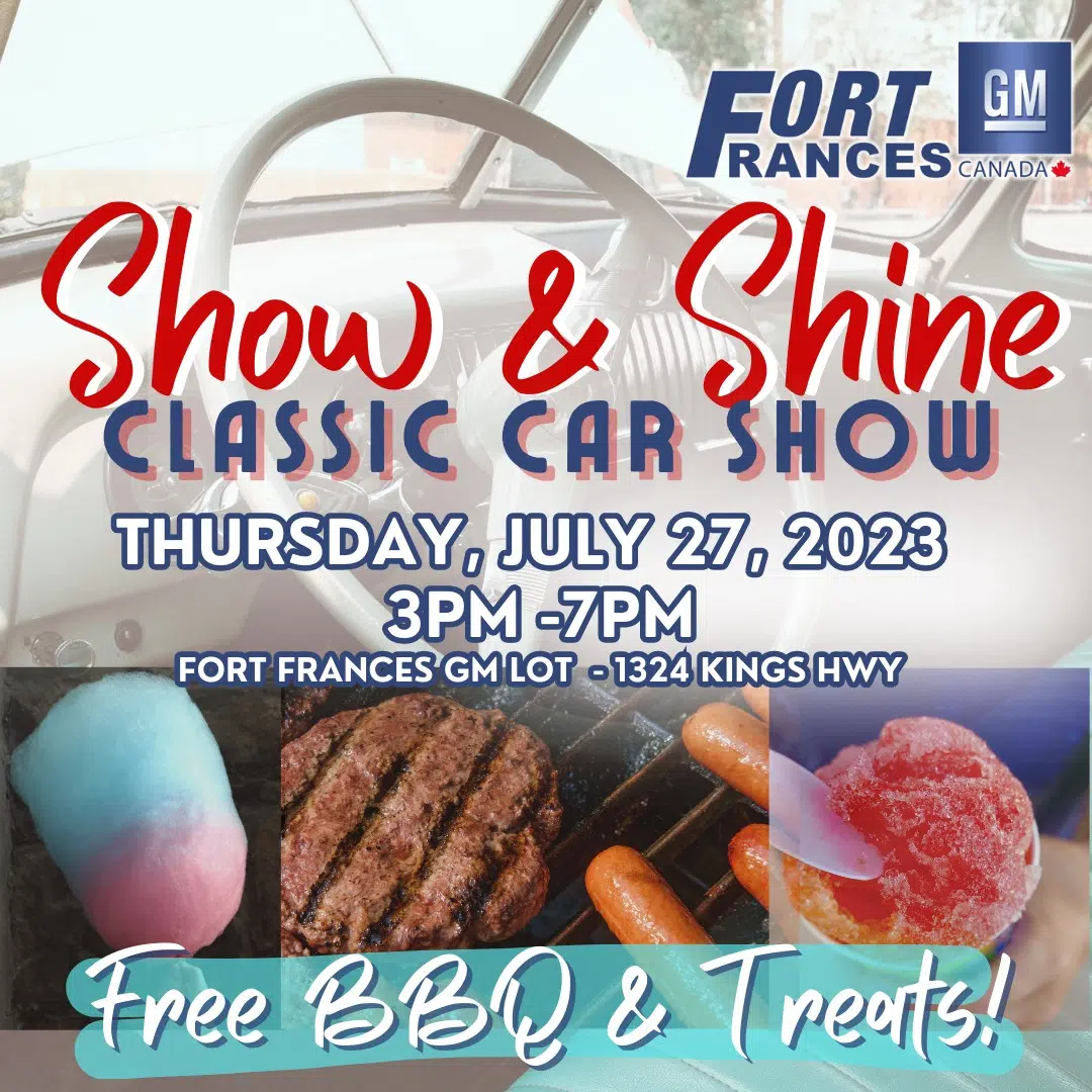 Show and Shine Classic Car Show 2023  - Fort Frances GM - Holly Kaemingh Interview