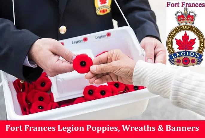 Fort Frances Legion - Remembrance Day 2023 - Poppies, Wreaths & Banners - Veronica Davis Interview