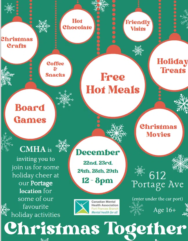 CMHA Fort Frances Branch - "Christmas Together" - Pauline Hyatt