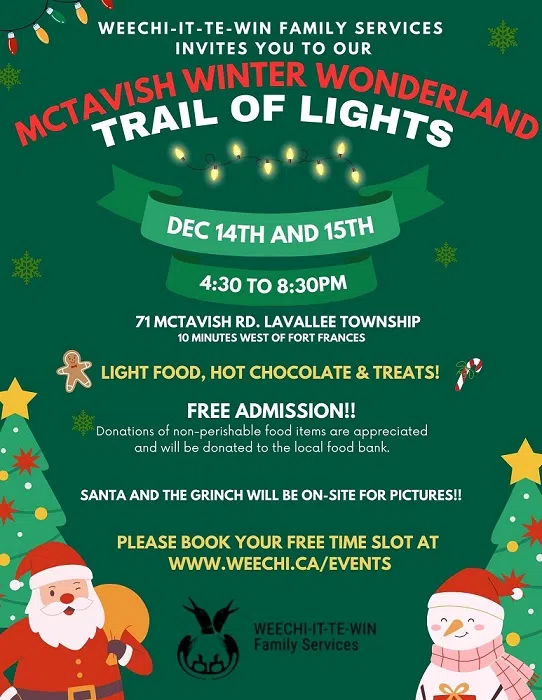 Weechi-it-te-win Family Services - McTavish Winter Wonderland "Trail of Lights" - Laurie Rose Interview