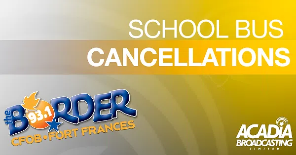 SCHOOL BUS CANCELLATIONS: TUESDAY MARCH 26TH 2024