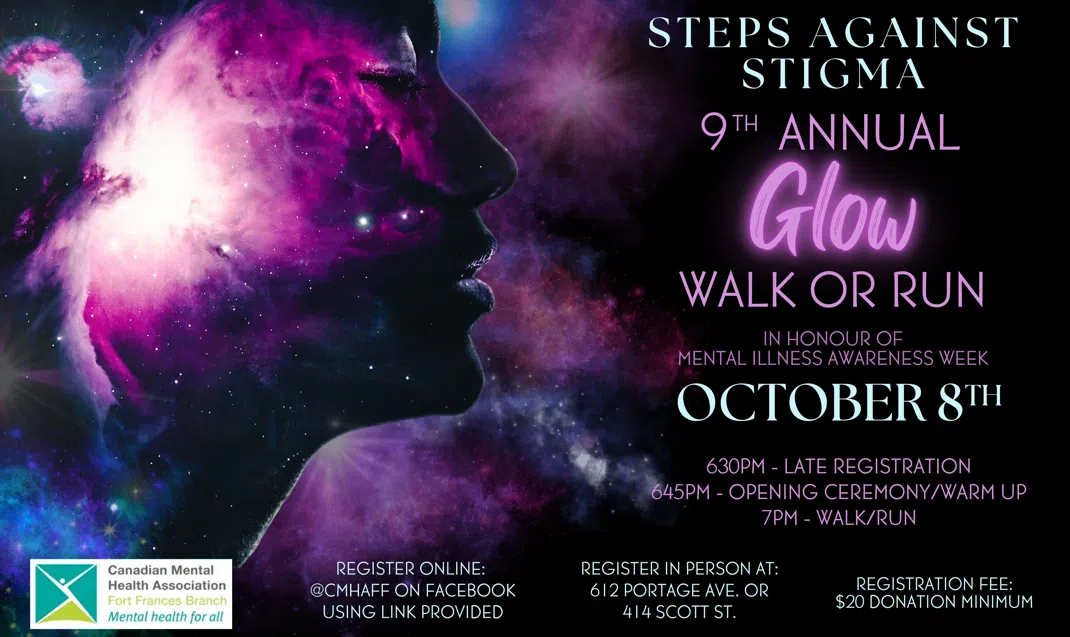 Steps Against Stigma Glow Walk/Run 2024 - Caitlyn Morrison With CMHA-FF Interview