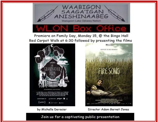 Wabigoon First Nation Film Showing